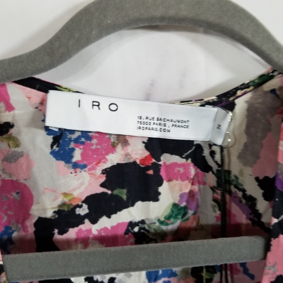IRO Mini Floral Wrap Dress - Picture 3 of 15